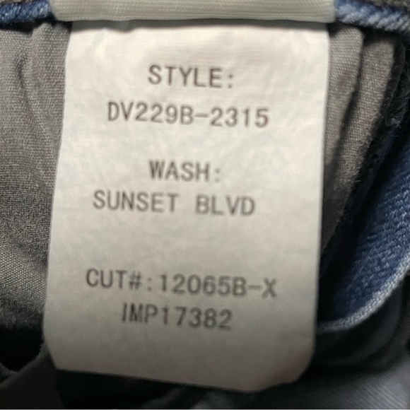 Vince sunset blvd tuxedo stripe skinny straight jeans size 25 - Picture 6 of 13